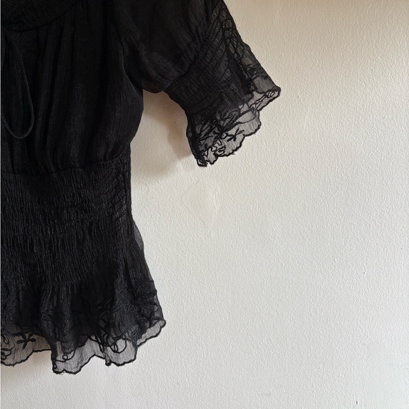 Spicy Sheer Whimsigoth Top (M) - Picture 3 of 7